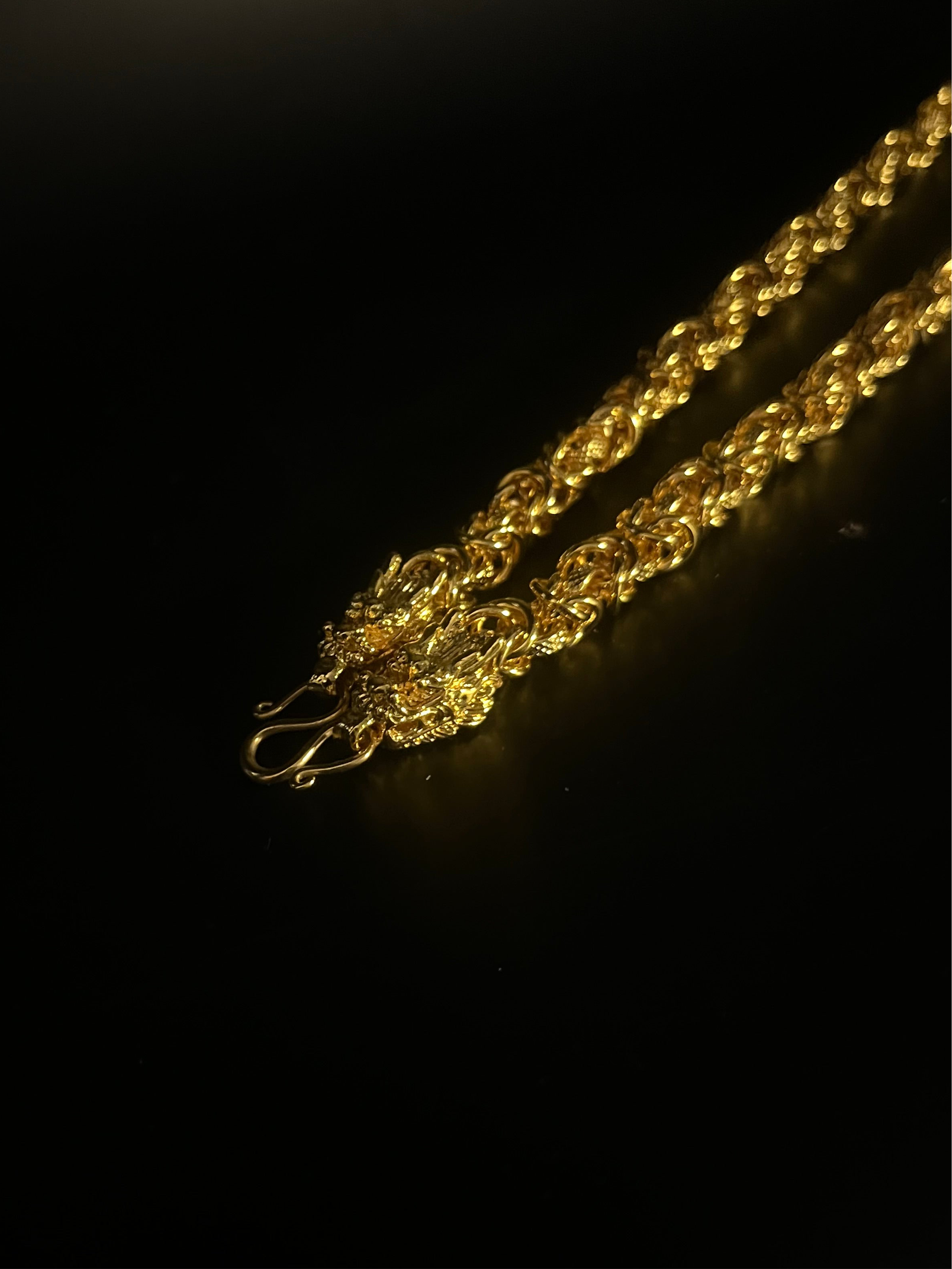 ( CHAIN ) DRAGON 24K GOLD FILLED