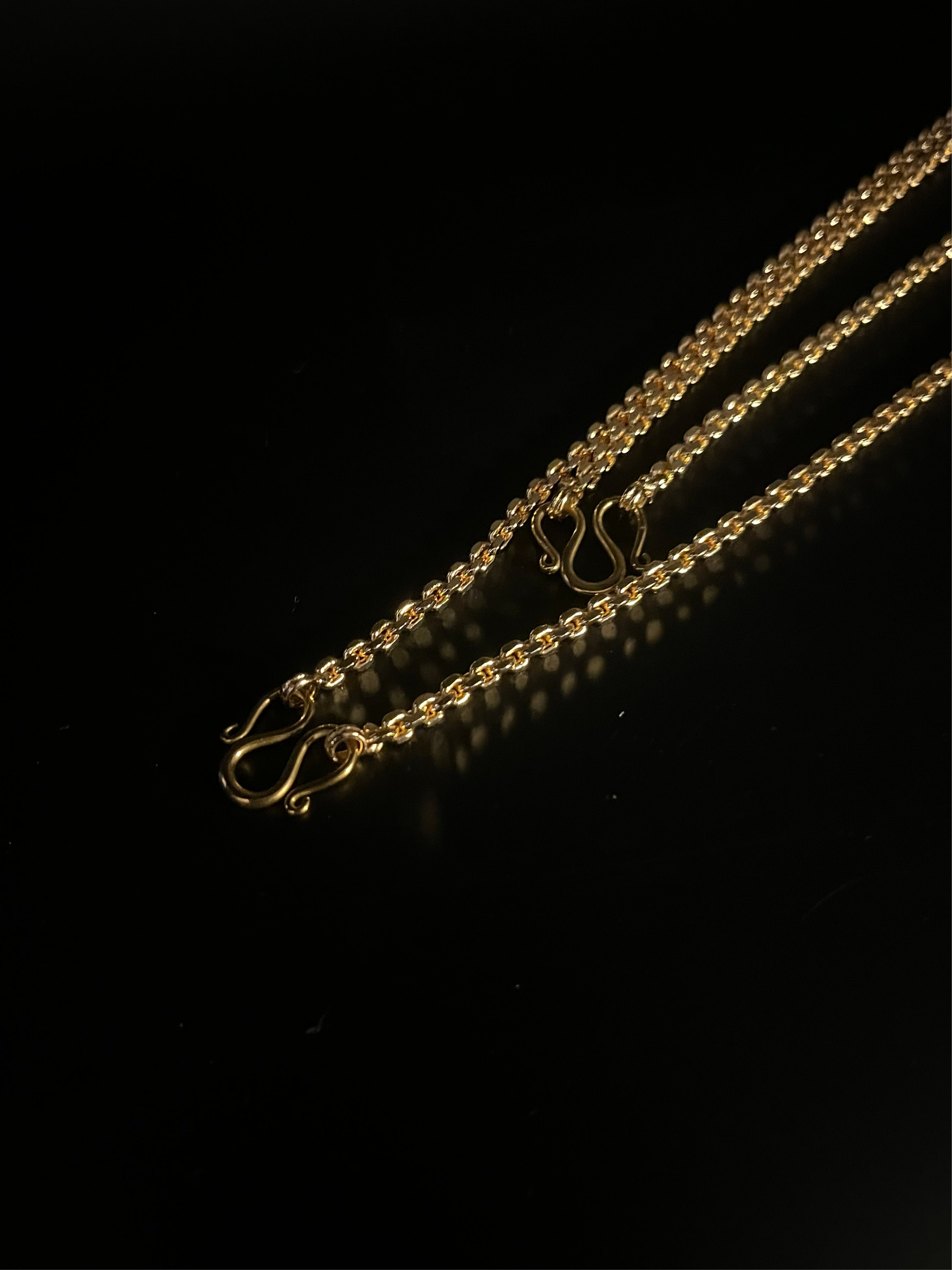 ( CHAIN ) NEW ROPE 24K GOLD FILLED