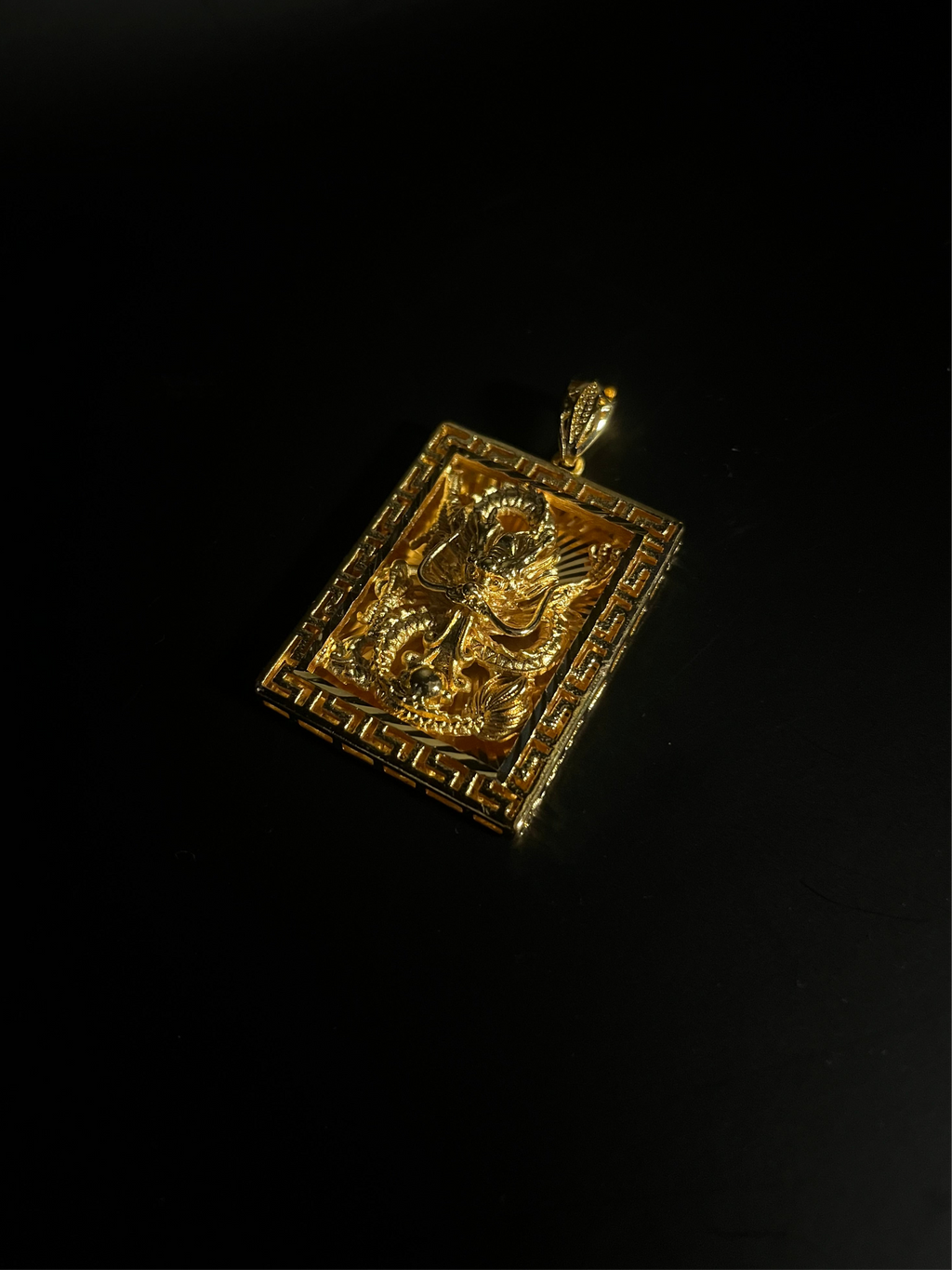 ( PENDANT ) GOLD DRAGON V2