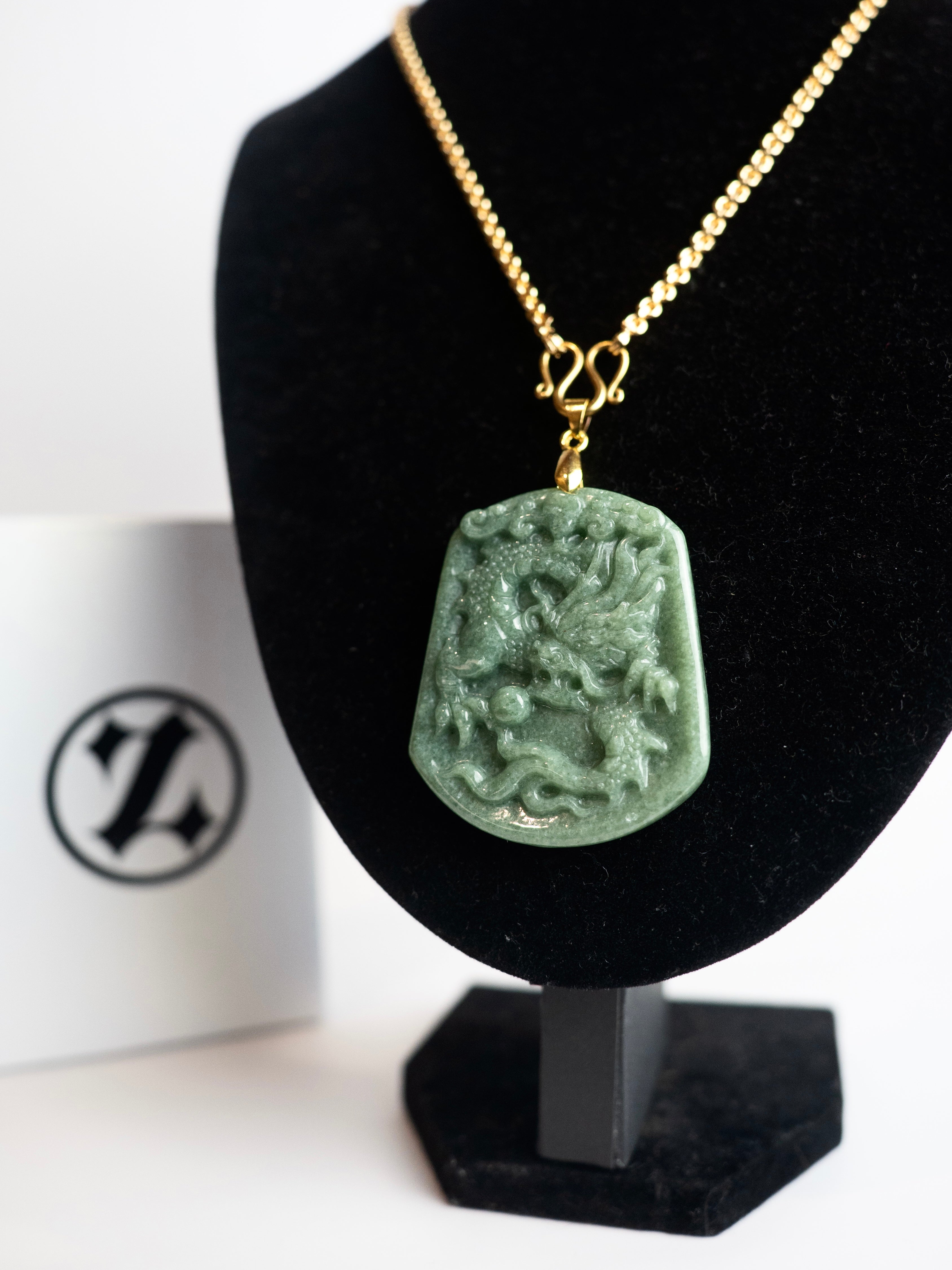 ( PENDANT ) V3 JADE DRAGON