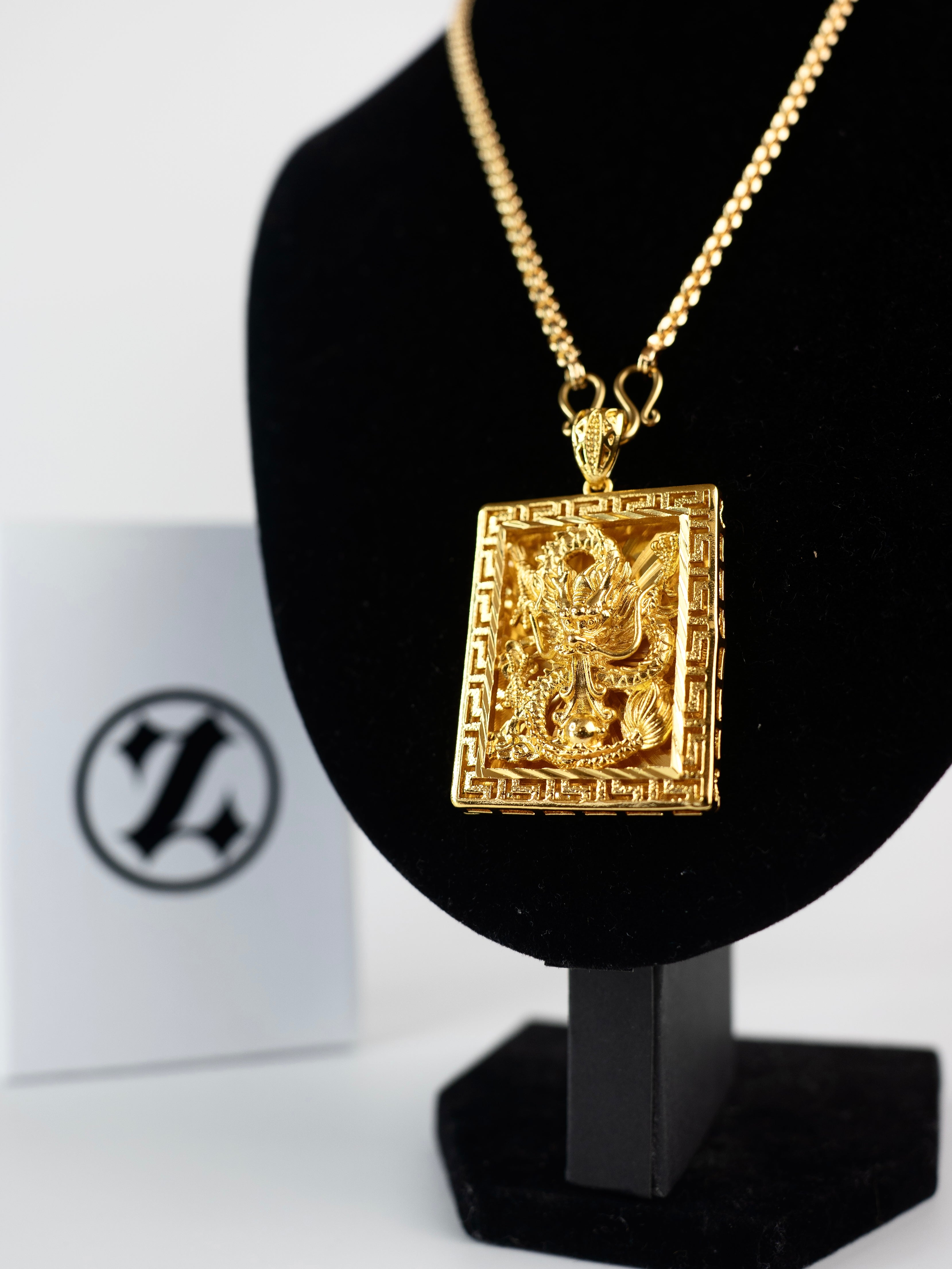 ( PENDANT ) GOLD DRAGON V2