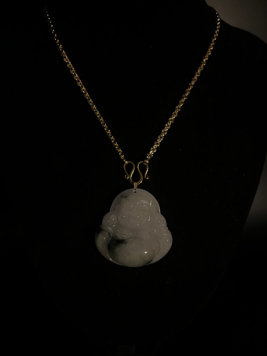 ( PENDANT ) MIXED JADE JUMBO BUDDHA