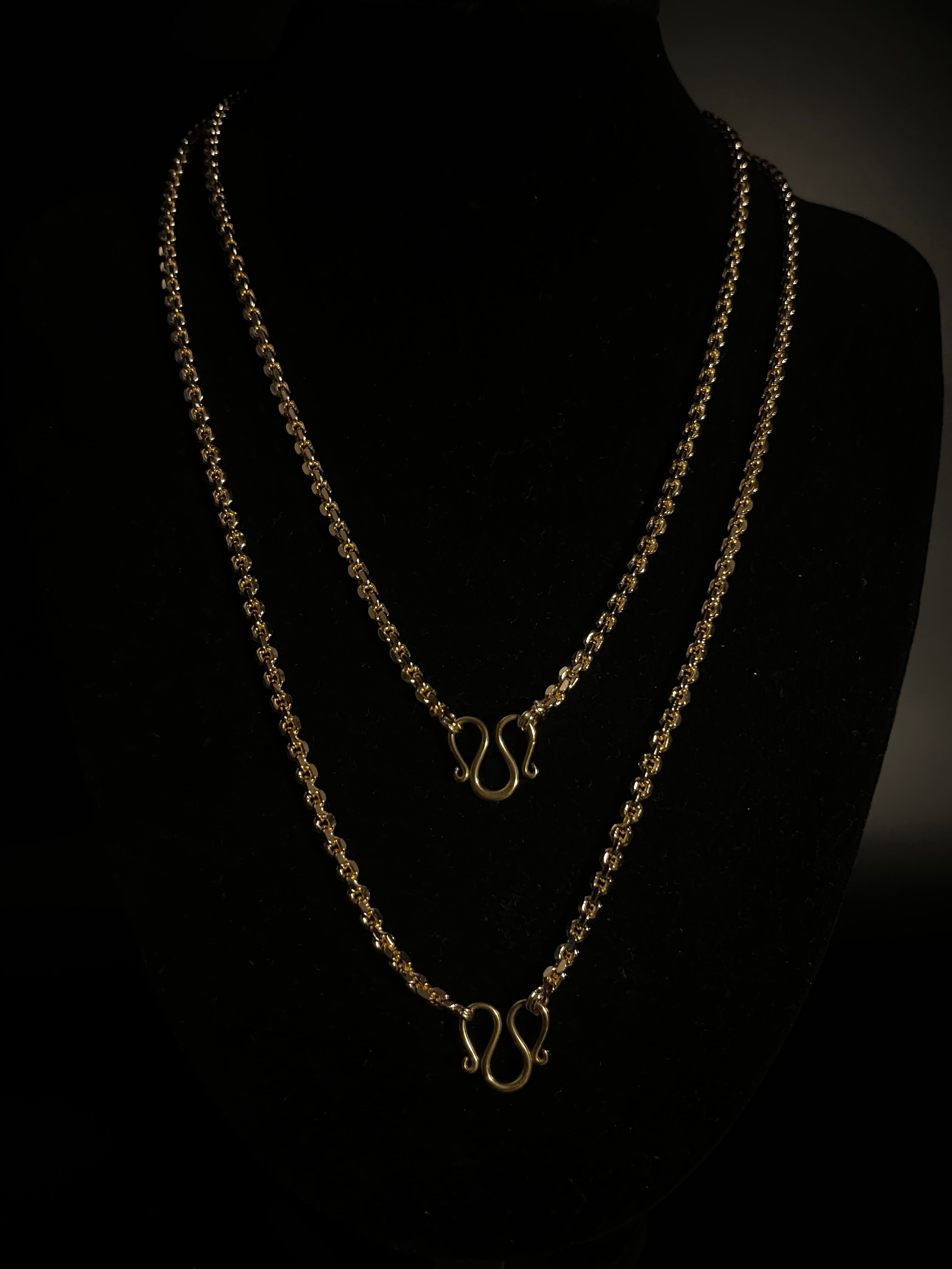 ( CHAIN ) NEW ROPE 24K GOLD FILLED