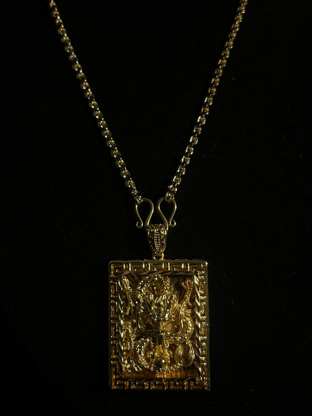 ( PENDANT ) GOLD DRAGON V2