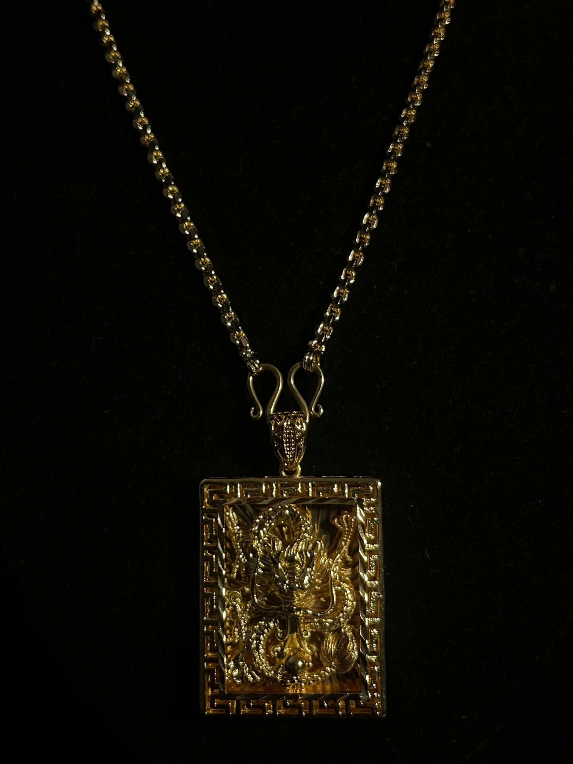 ( PENDANT ) GOLD DRAGON V2