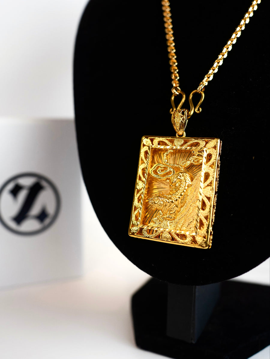 ( PENDANT ) GOLD TIGER