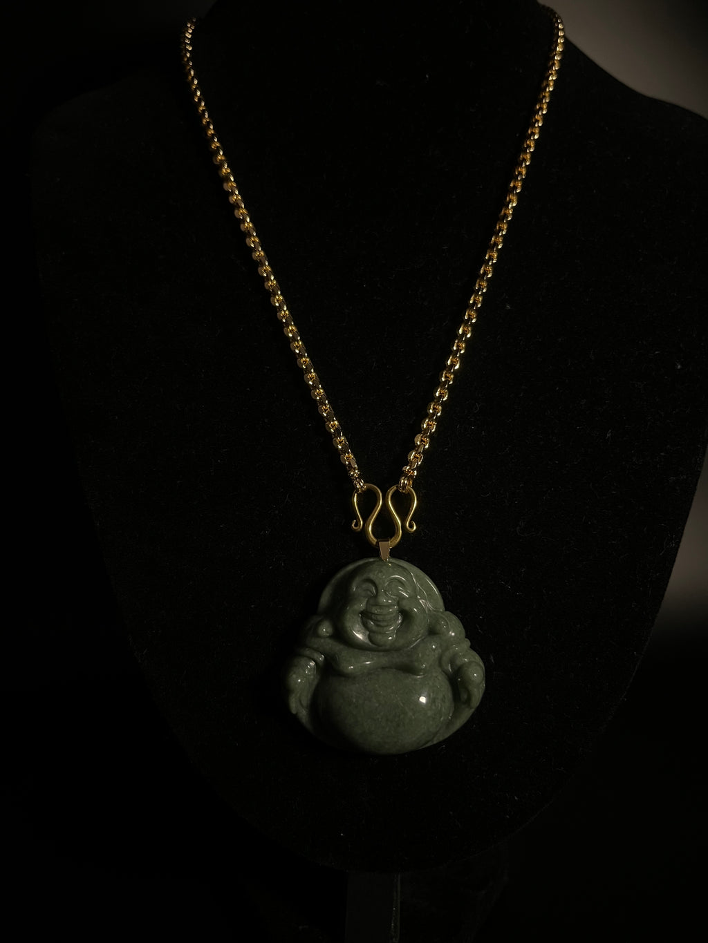 ( PENDANT ) NEW JADE BUDDHA