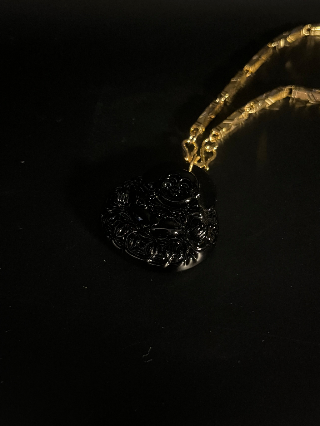 BLACK JADE BUDDHA + V1 CHAIN