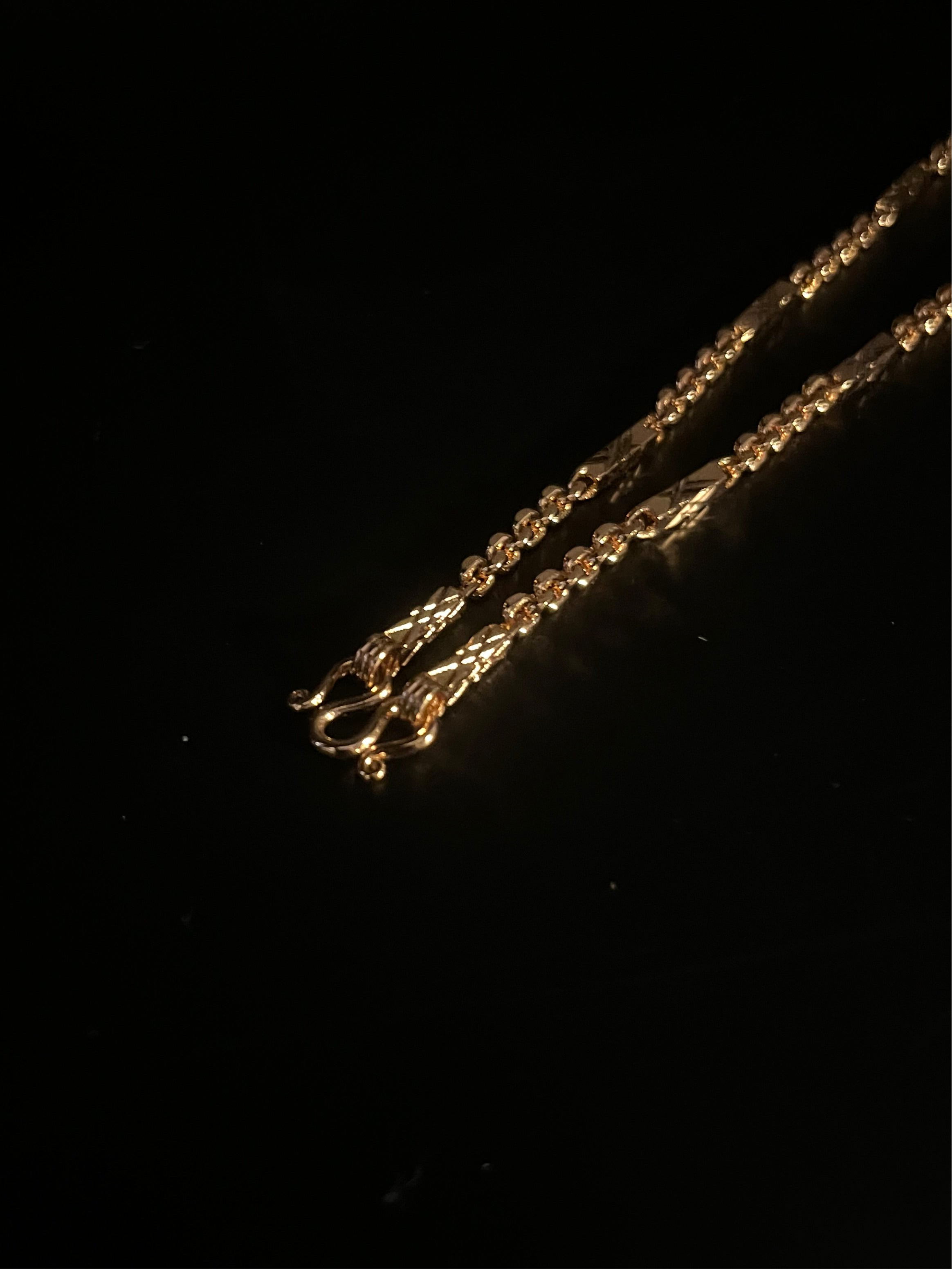 ( CHAIN ) NEW CHAMPAIGN 24K GOLD FILLED