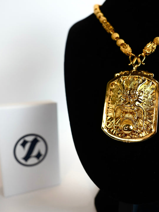 JUMBO GOLD DRAGON + V2 DRAGON CHAIN
