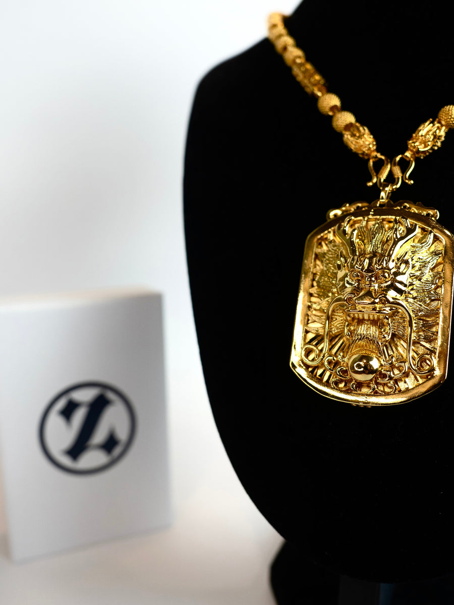 JUMBO GOLD DRAGON + V2 DRAGON CHAIN