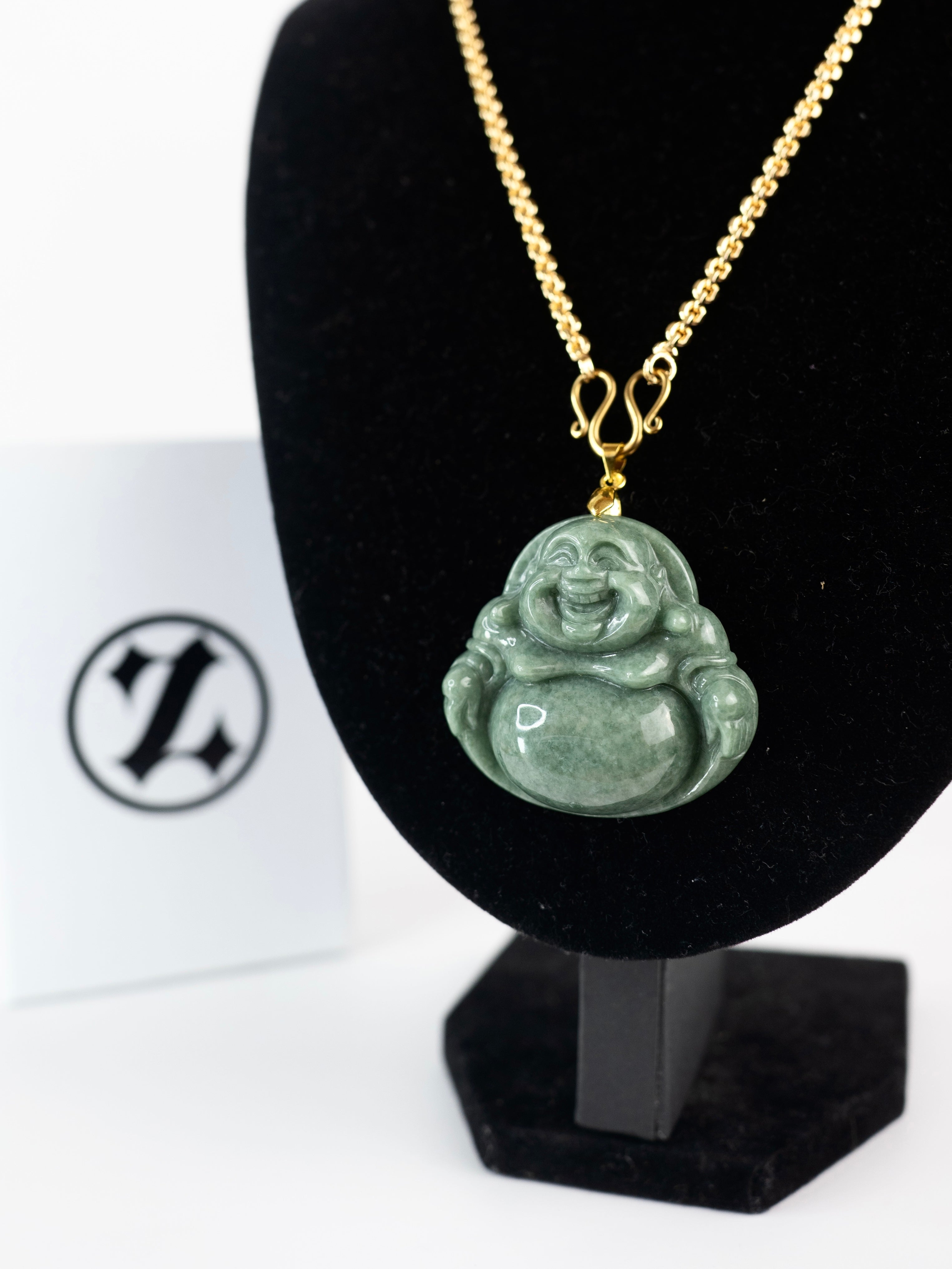 ( PENDANT ) NEW JADE BUDDHA