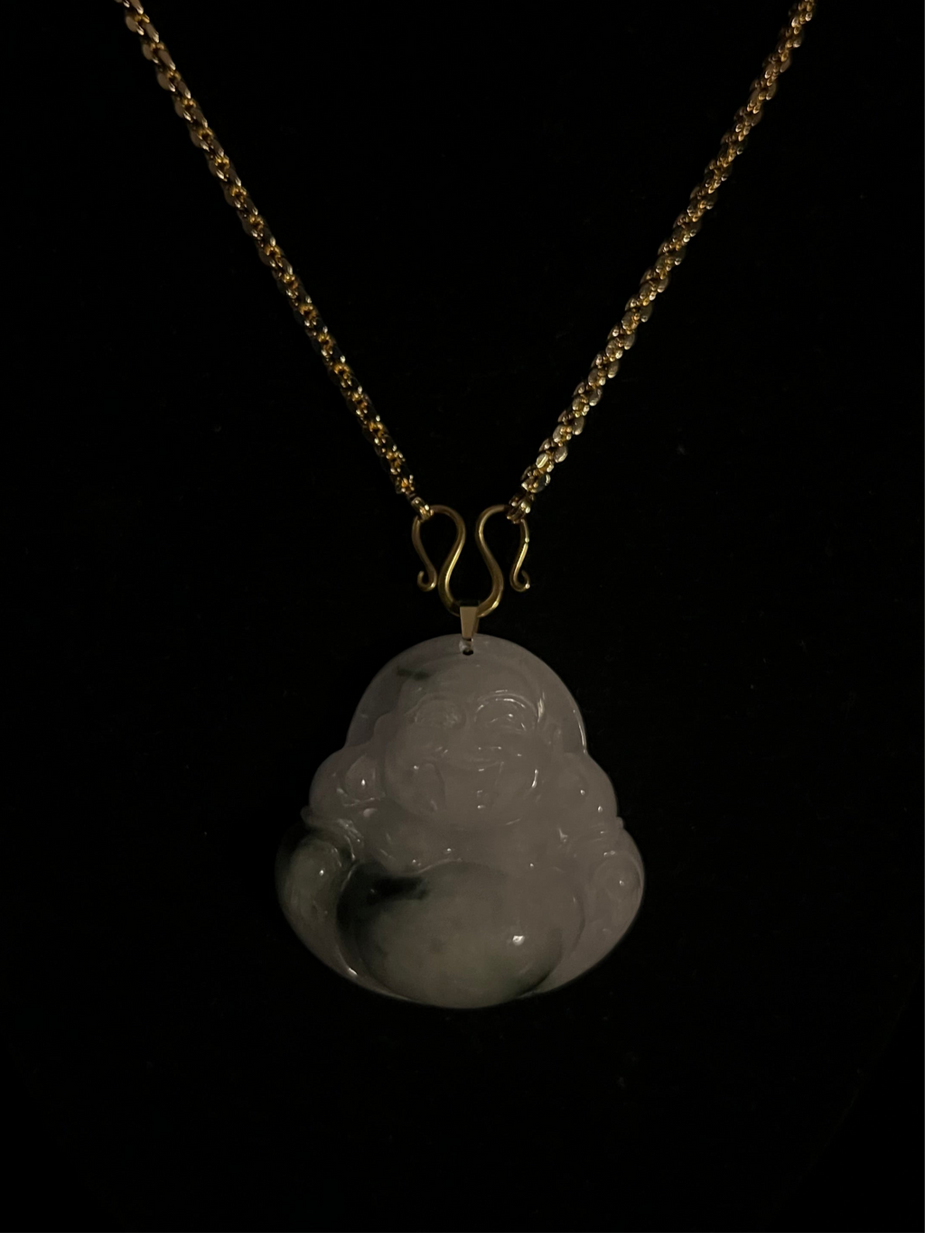 ( PENDANT ) MIXED JADE JUMBO BUDDHA