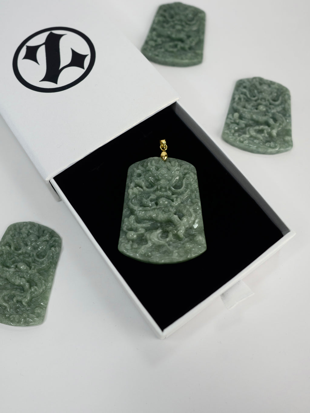 ( PENDANT ) JADE DRAGON