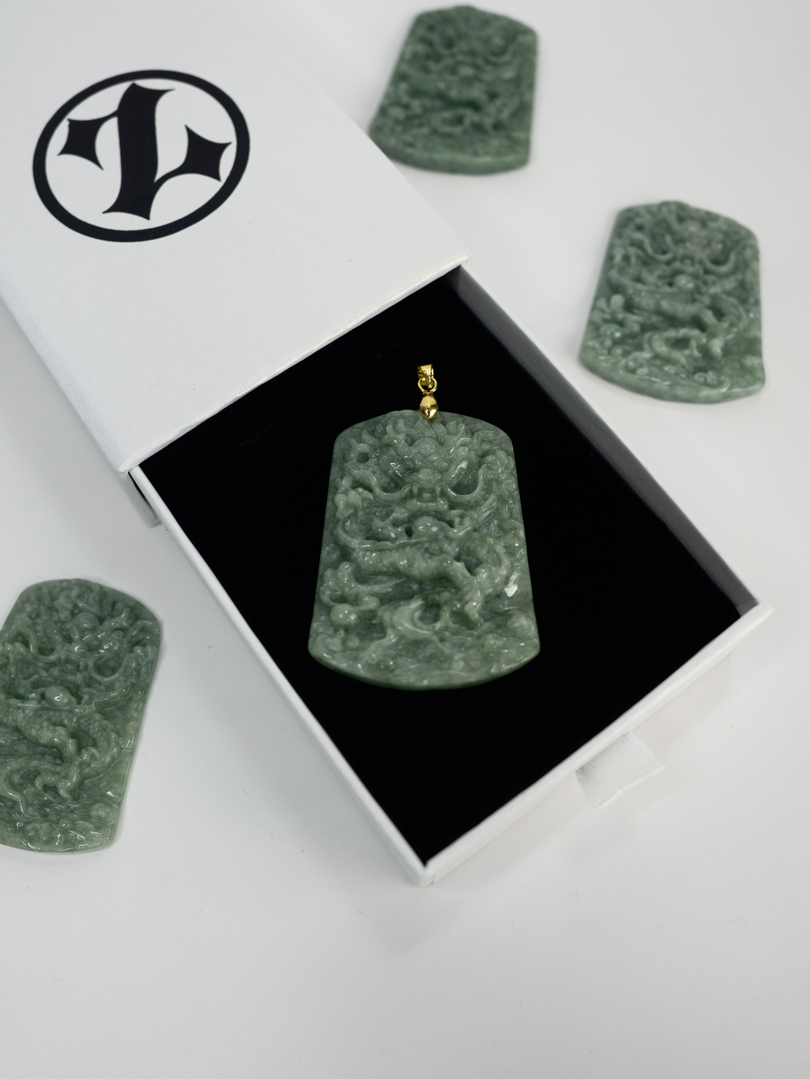 ( PENDANT ) JADE DRAGON