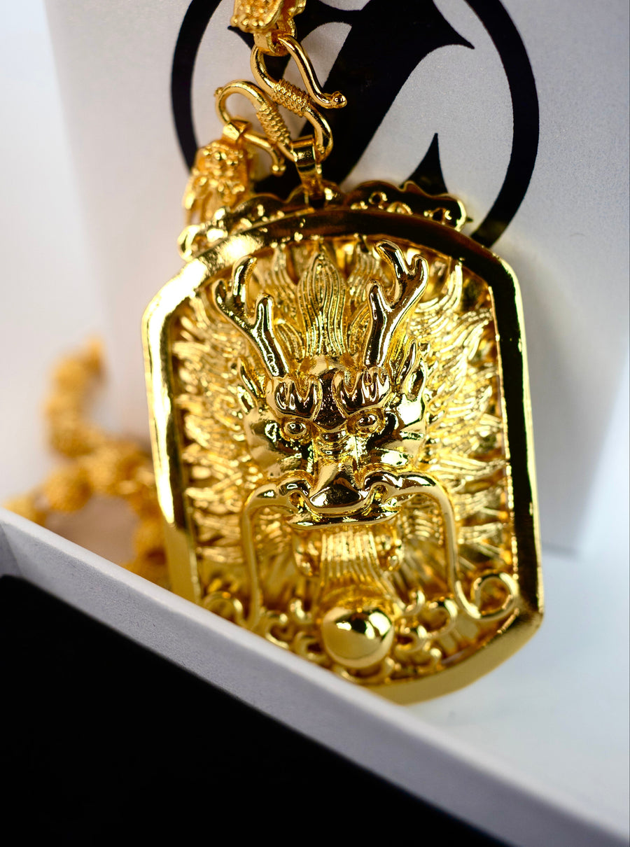 JUMBO GOLD DRAGON + V2 DRAGON CHAIN