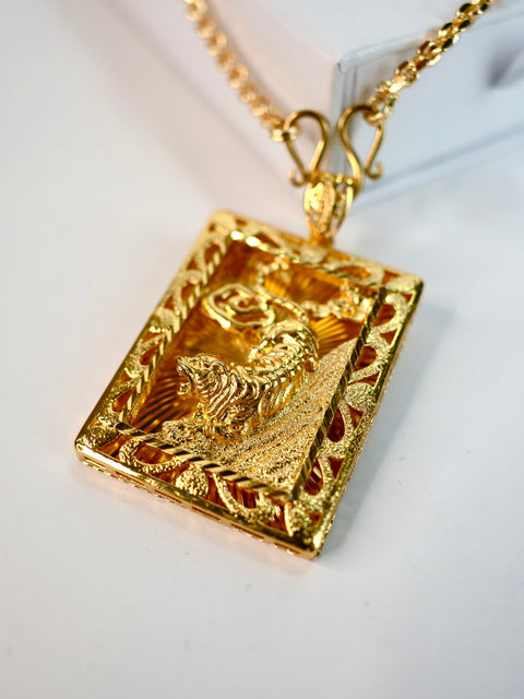 ( PENDANT ) GOLD TIGER