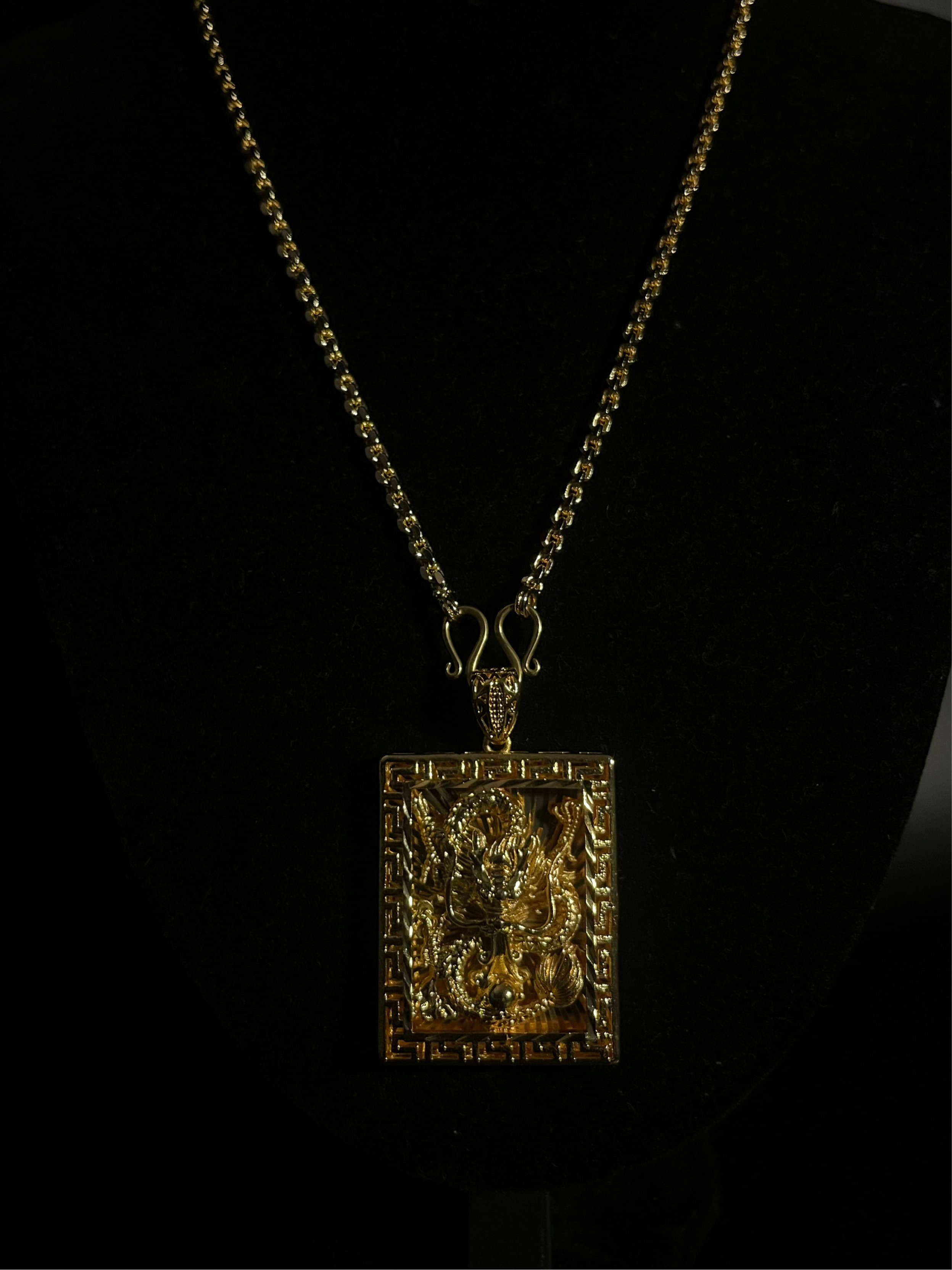 ( PENDANT ) GOLD DRAGON V2