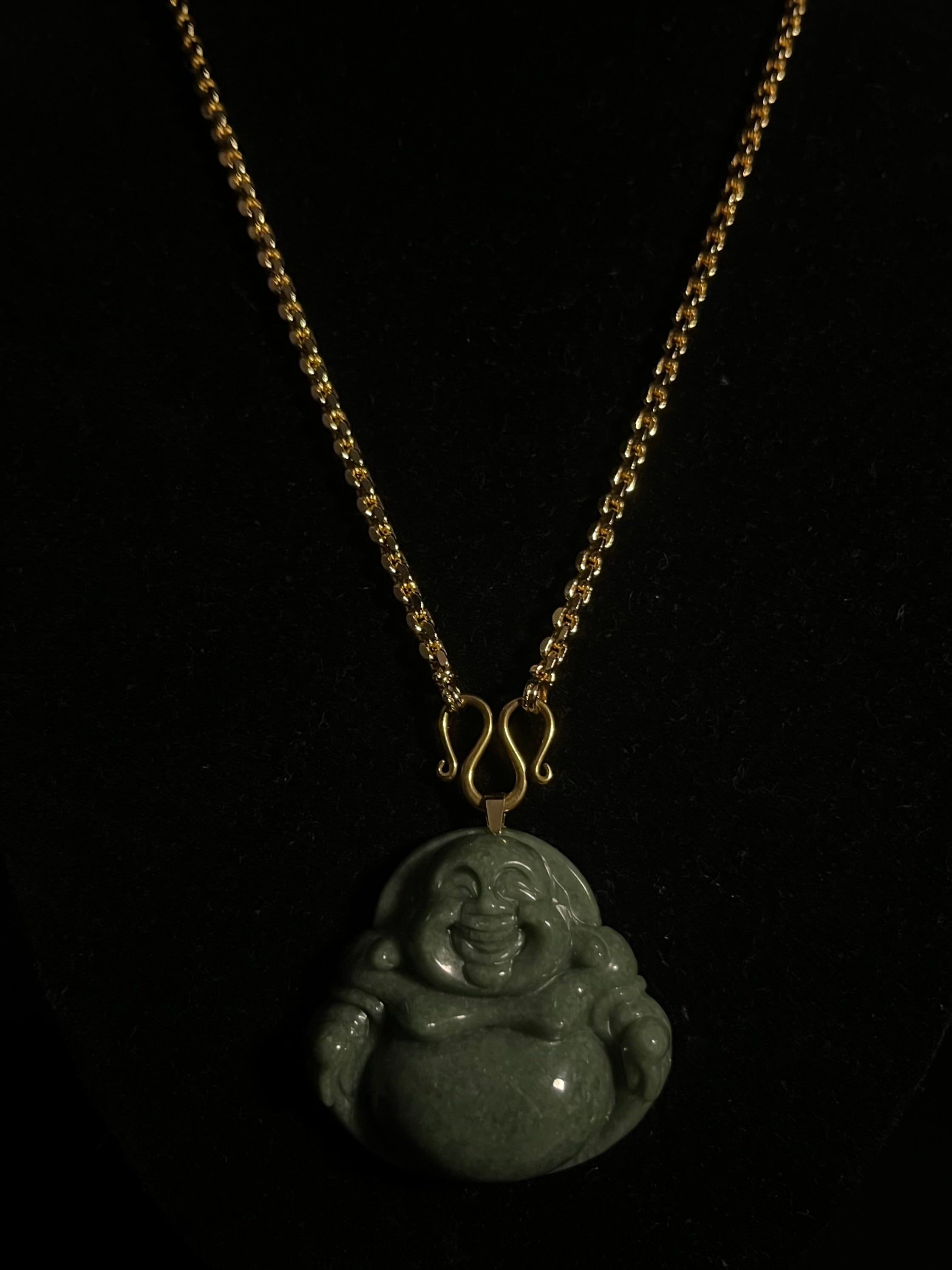 ( PENDANT ) NEW JADE BUDDHA