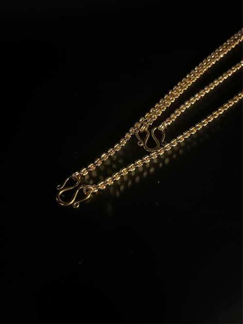 ( CHAIN ) NEW ROPE 24K GOLD FILLED