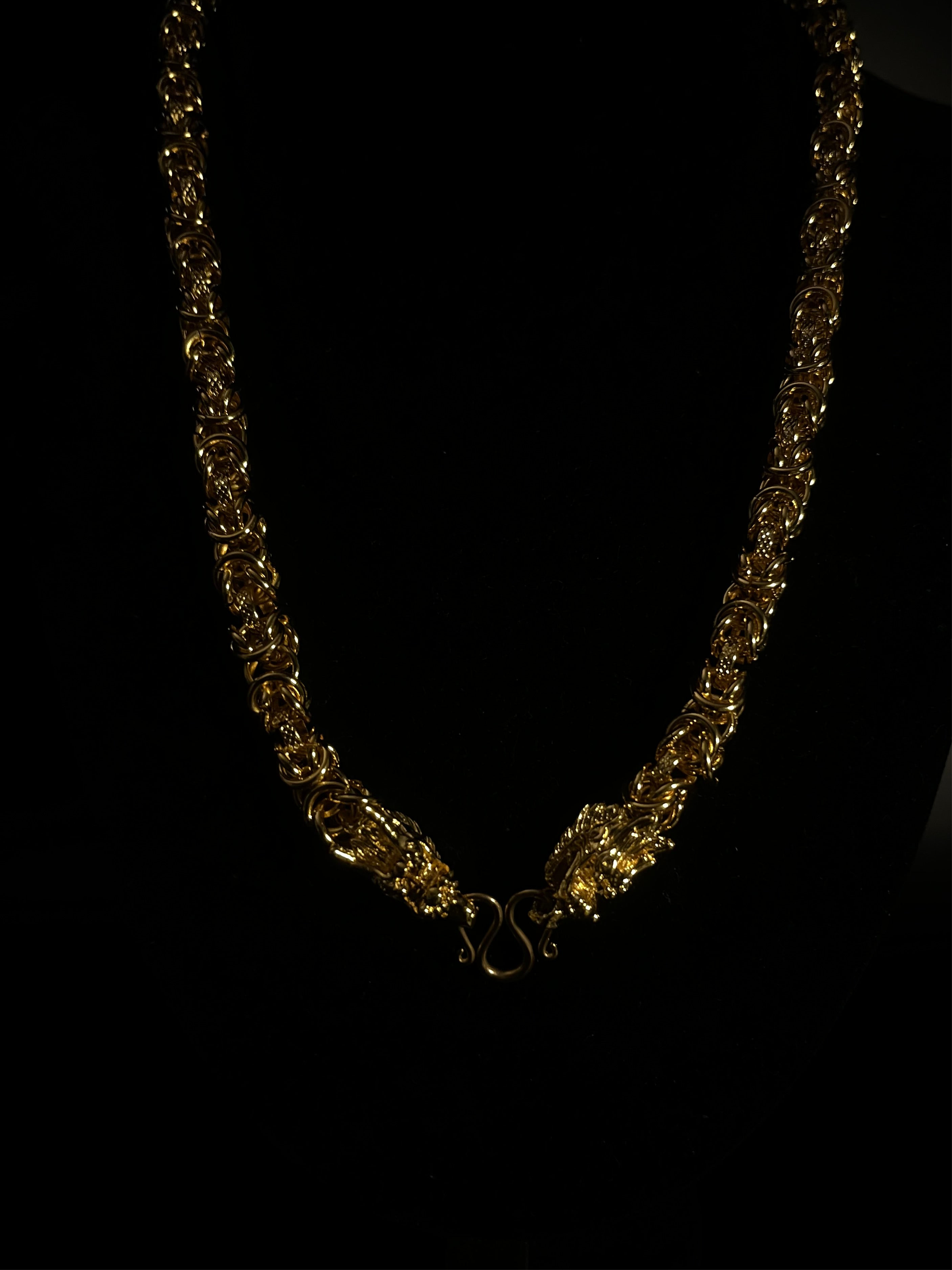 ( CHAIN ) DRAGON 24K GOLD FILLED