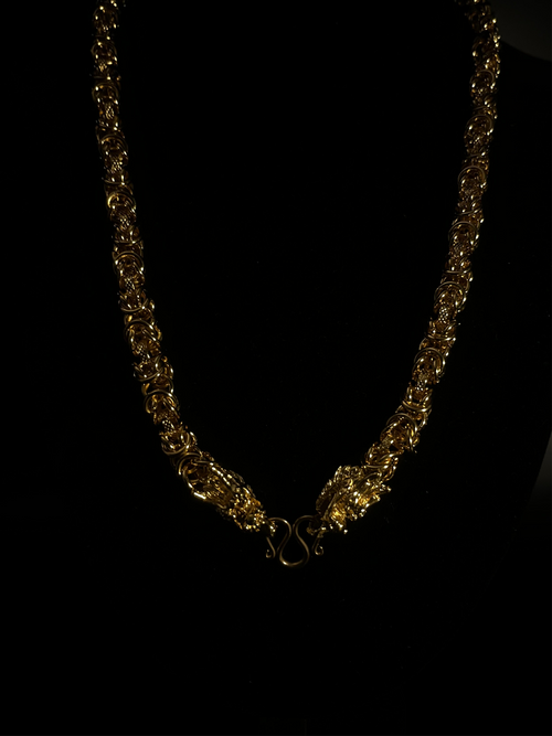 ( CHAIN ) DRAGON 24K GOLD FILLED